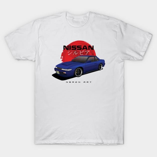 Nissan Silvia S13 T-Shirt by Neron Art